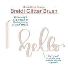 Load image into Gallery viewer, Breidi Glitter Script Procreate Brush