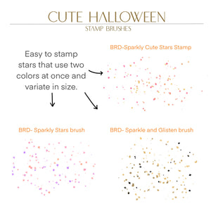 Cute Halloween Procreate Brush Stamps