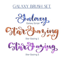 Load image into Gallery viewer, Galaxy Script Procreate Brush Pack
