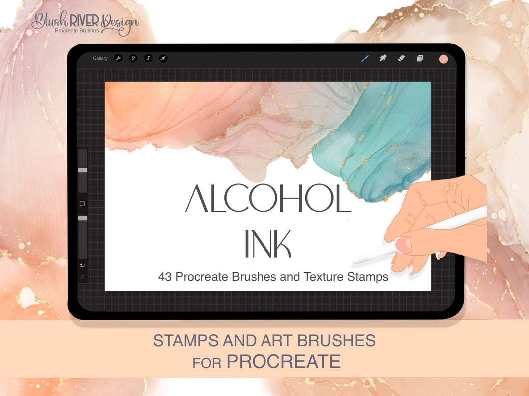 Alcohol Ink Procreate Brushes