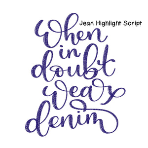 Highlight and Streak Lettering Procreate Brushes