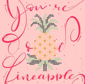 Rhinestone & Cross-stitch Art and Lettering Procreate Brushes