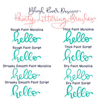 Load image into Gallery viewer, Painty Lettering Procreate Brushes