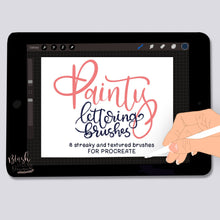 Load image into Gallery viewer, Painty Lettering Procreate Brushes