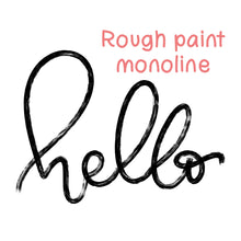 Load image into Gallery viewer, Painty Lettering Procreate Brushes