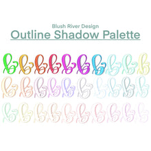 Load image into Gallery viewer, Shadow Procreate Lettering Brushes