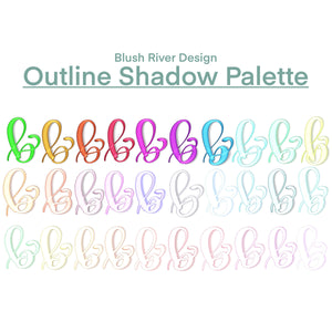 Shadow Procreate Lettering Brushes