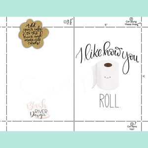 5" x 7" Procreate Card Template