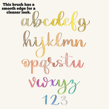 Load image into Gallery viewer, Foil Script - Procreate Brushes