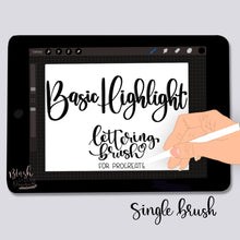 Load image into Gallery viewer, Basic Highlight Procreate Brush