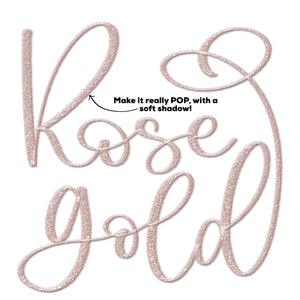 Glitter Script Procreate Brush