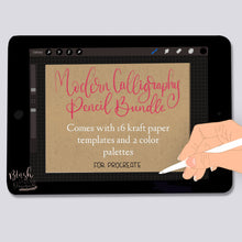Load image into Gallery viewer, Modern Calligraphy Pencil Procreate Brush Bundle