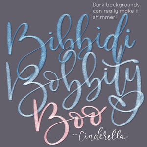 Shimmer Script Procreate Brush