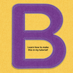 Blanket Stitch Art and Lettering Procreate Brushes