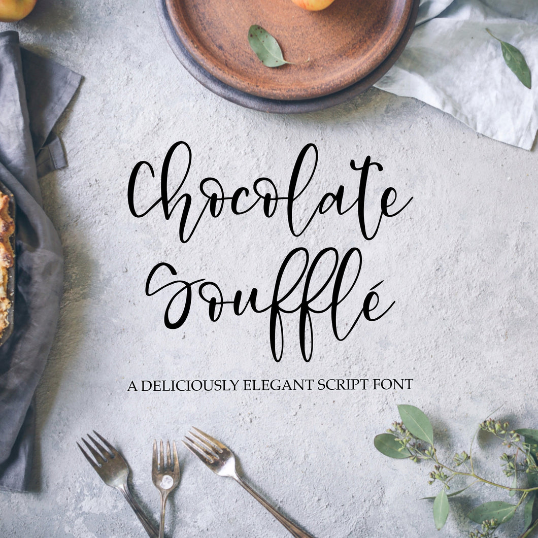 Chocolate Soufflé Font - OTF & TTF