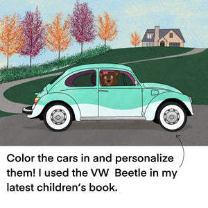 Car Stamp Procreate Brushes
