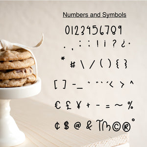 Caramel Cookies Font - OTF, TTF and Web Font Files