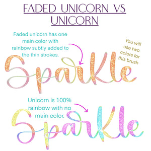 Unicorn Sparkles Procreate Brush Set