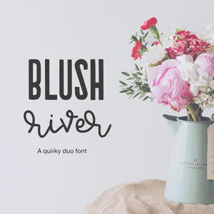 Blush River Duo Font - OTF & TTF