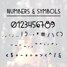 Load image into Gallery viewer, Summer Camp Paint Font - OTF, TTF and Web Font Files