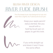 Load image into Gallery viewer, River Fude Procreate Lettering Brush