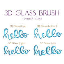 Load image into Gallery viewer, 3D Glass Procreate Brush
