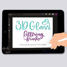 Load image into Gallery viewer, 3D Glass Procreate Brush
