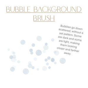 Bubble Background Procreate Brush