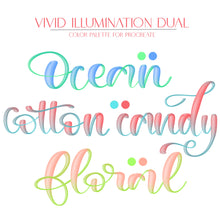 Load image into Gallery viewer, Vivid Illumination Script Procreate Brushes