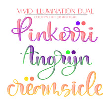 Load image into Gallery viewer, Vivid Illumination Script Procreate Brushes