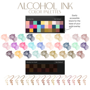 Alcohol Ink Procreate Brushes