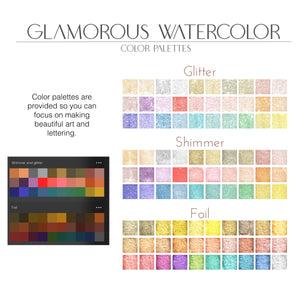 Glamorous Watercolor Bundle