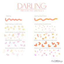Load image into Gallery viewer, Darling - Lettering, Art and Stamp Procreate Brushpack