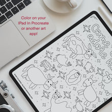 Load image into Gallery viewer, Come Let Us Adore Him - Coloring Page