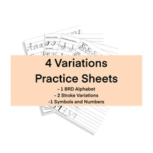Load image into Gallery viewer, Expand Your Style - Modern Calligraphy Practice Sheets