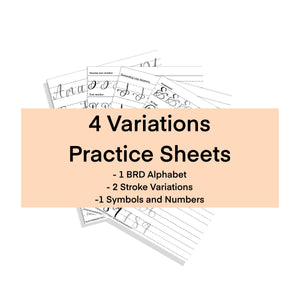 Expand Your Style - Modern Calligraphy Practice Sheets